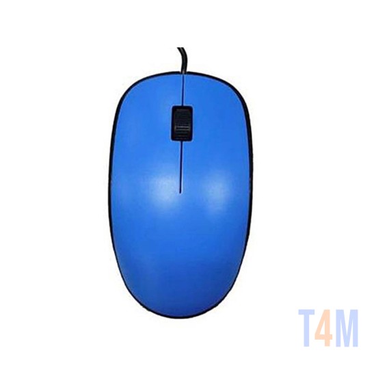 MOUSE ÓPTICO COM FIO G-212-E/G212E PARA LAPTOP/PC AZUL